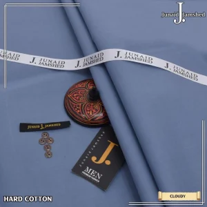 Unstitched Hard Cotton Suit Grey for Men Summer Wear
