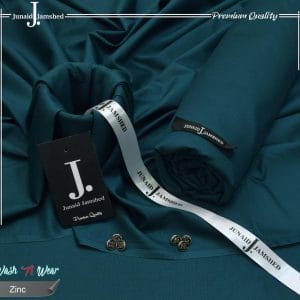 Men's Wash & Wear Plain Suit Zinc Blue All Season