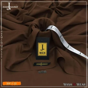 Men's Brown Wash & Wear Plain Suit All Season