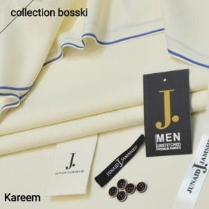 Men's Unstitched Boski Plain Suit Kareem