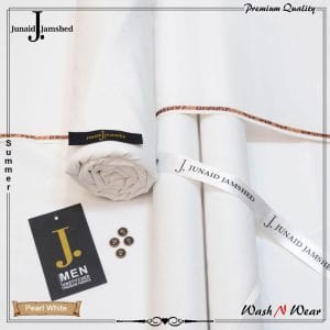 Unstitched Wash & Wear Suit Off-White Pearl Pakistan
